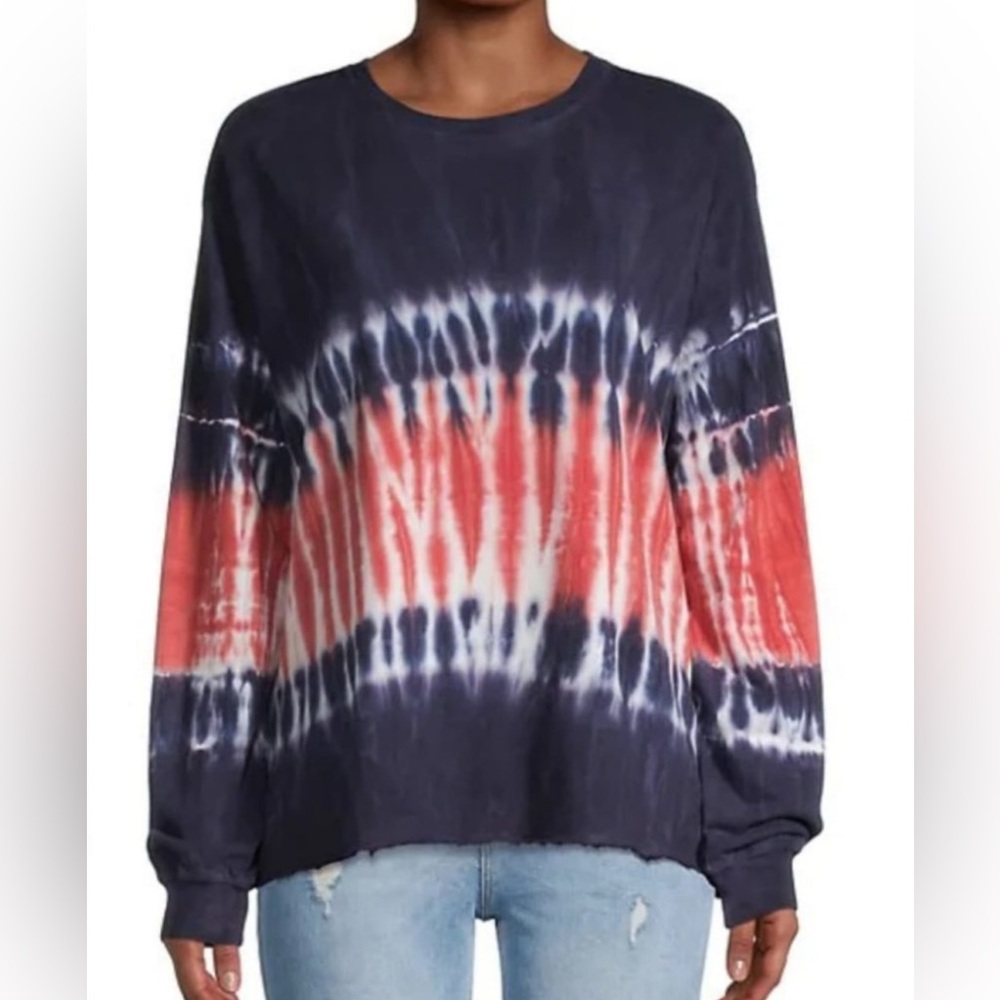 C & C California Tie Dye Long Sleeve Top